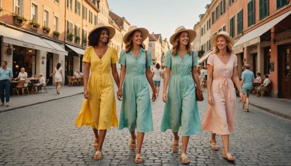 Tenues legeres et colorees pour une saison estivale reussie